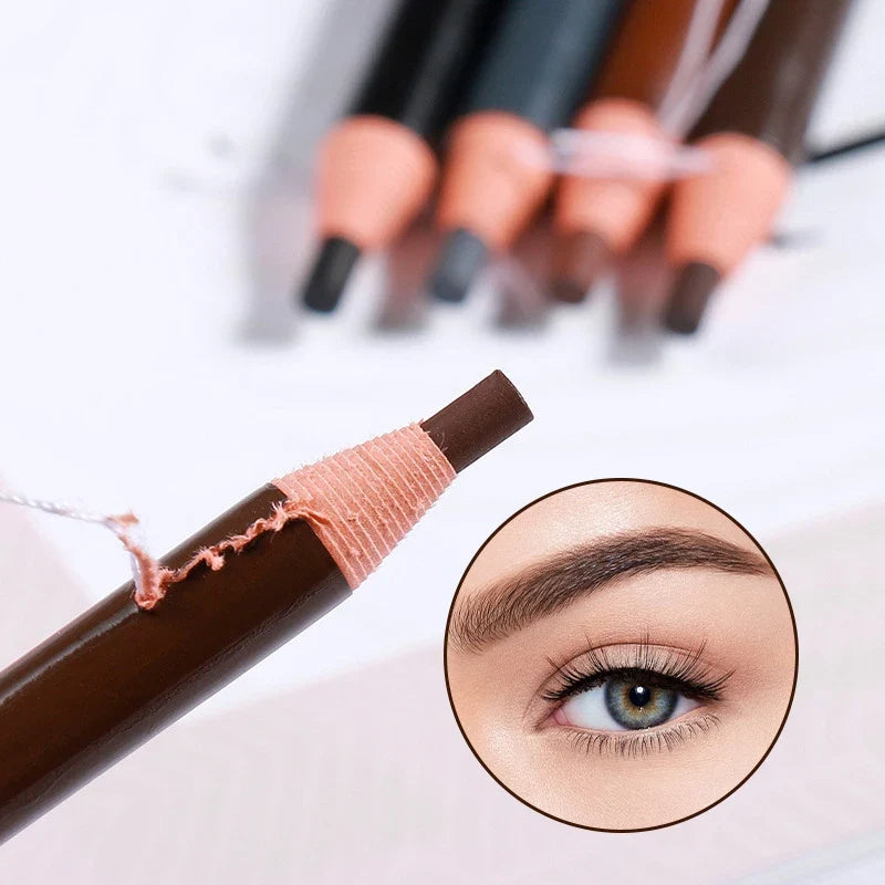 Qme Waterproof Eyebrow Pencil – Sweatproof, 8 Shades Eyebrow Pencil Qme