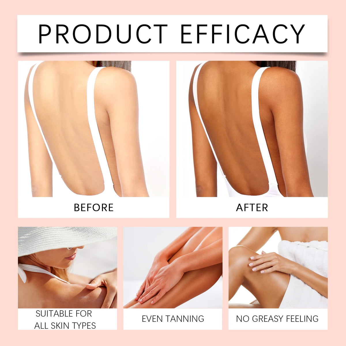 OceAura Self Tanning Lotion – Bronzing Body Cream, Coconut Oil Self Tanning Lotion Qst