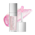 Cherry Pink Lip Oil Plumping Gloss – Hydrating Tinted Coat Plumping Lip Gloss Qme 07