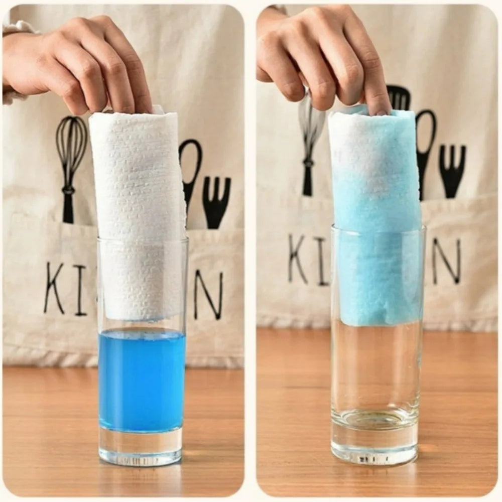 Reusable Non-Woven Kitchen Cleaning Rags – Wet & Dry Use Reusable Cleaning Rags Qme