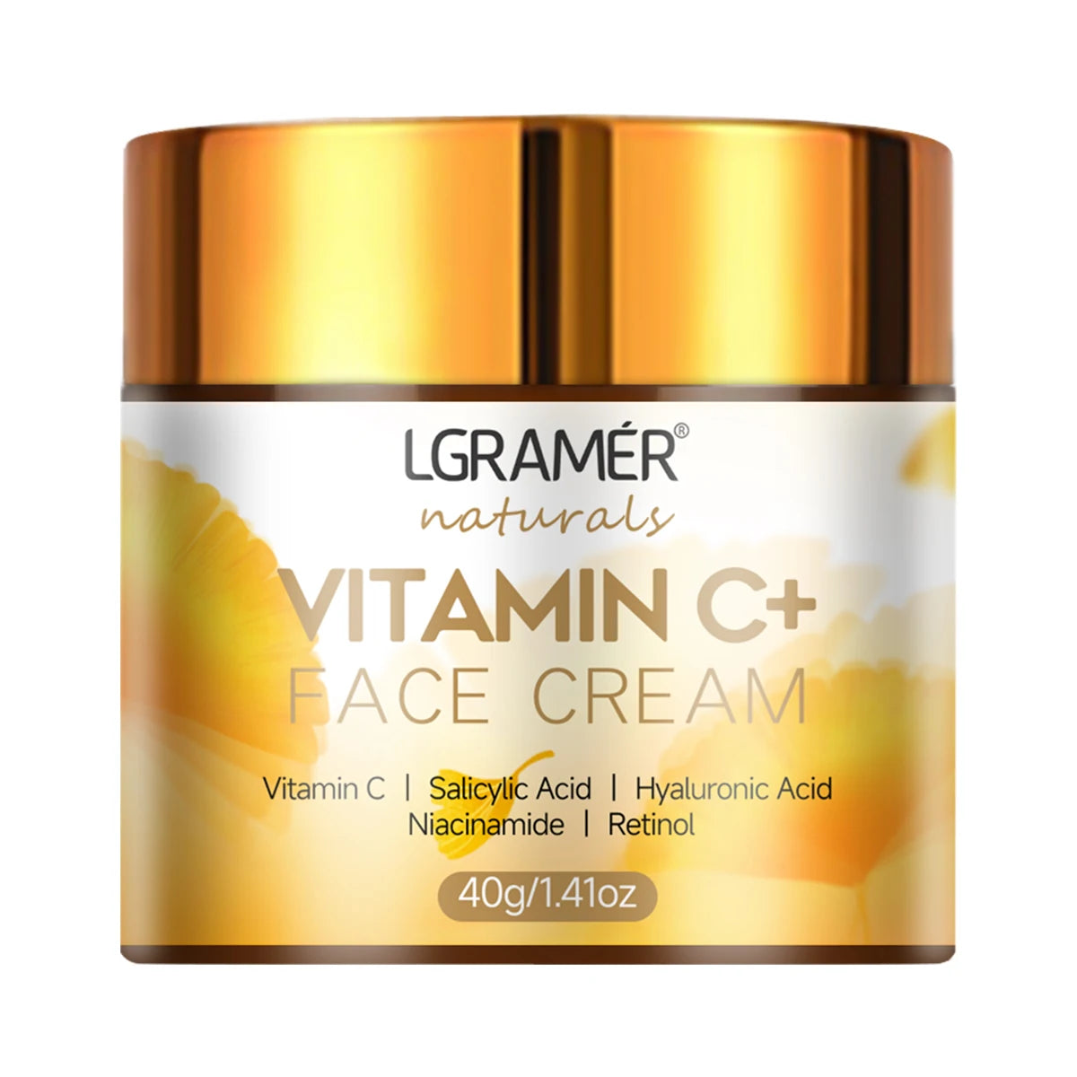 YOUNGCOME Vitamin C Retinol Face Cream – Firming & Bright Face Moisturizer Cream Qst 40g