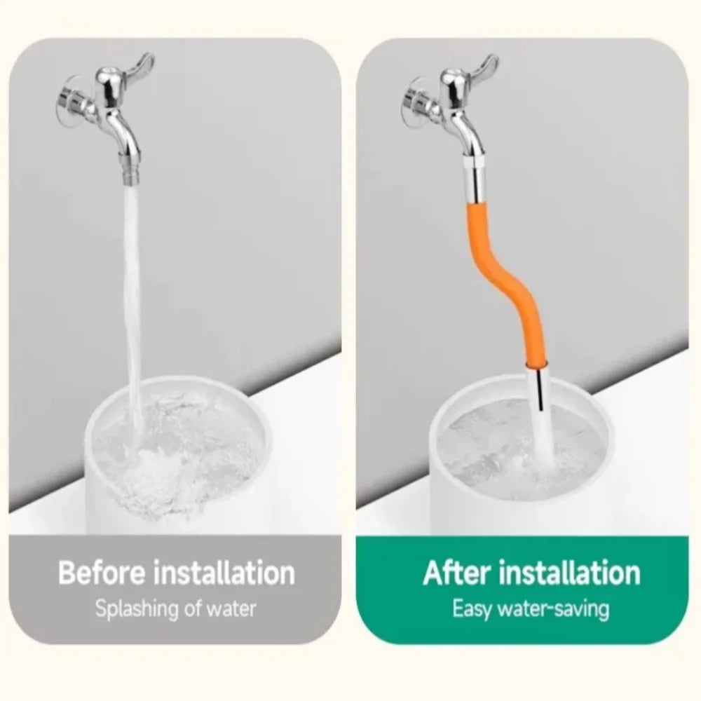 Bendable Silicone Faucet Extender Tube | Kitchen & Bathroom Faucet Extender Tube Qme