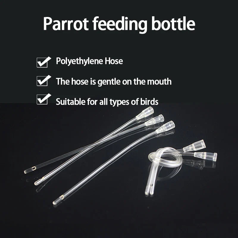 Silicone Bird Gavage Feeding Tubes for Parrots – 10pcs Bird Feeding Tube Qme
