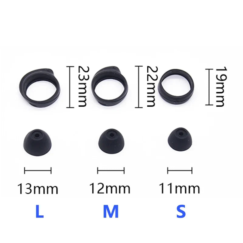 Silicone Ear Tips & Pads for Samsung Galaxy Buds+ R170 Earphone Ear Tips Qme