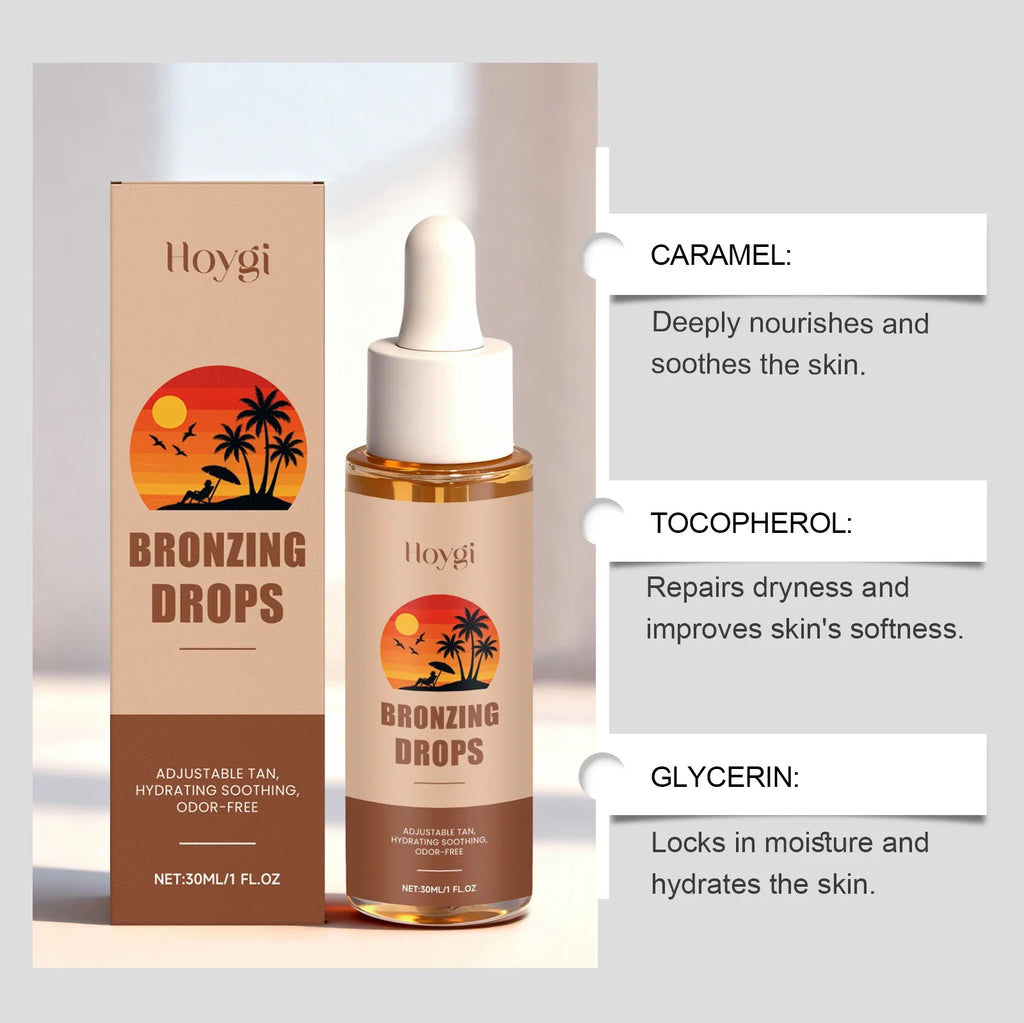 Sunless Tanning Drops – Gradual Bronzing Face Drops by Qme Sunless Tanning Drops Qme