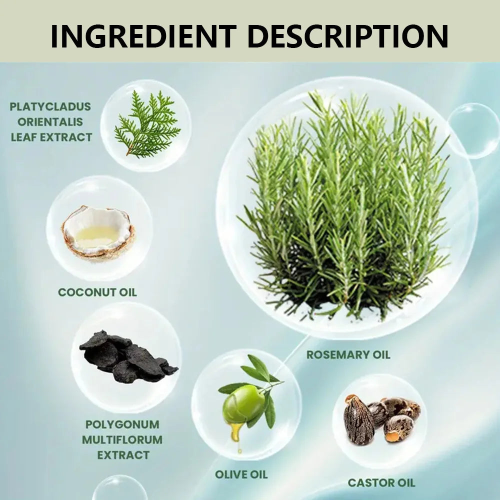 Rosemary Mint Hair Strengthening Oil – Deep Hydration & Shine Hair Strengthening Oil Qst