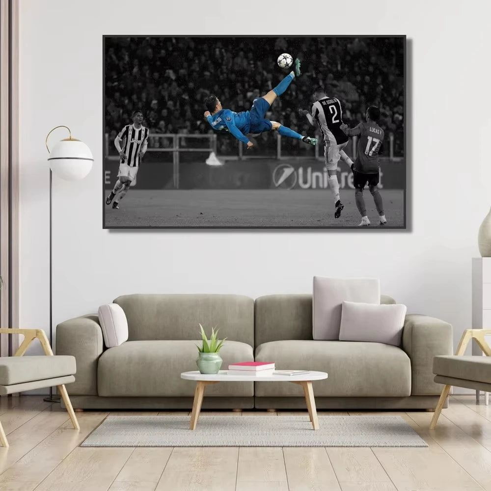 CR7 Portugal Superstar HD Canvas Wall Art Print Poster Canvas Wall Art Qst