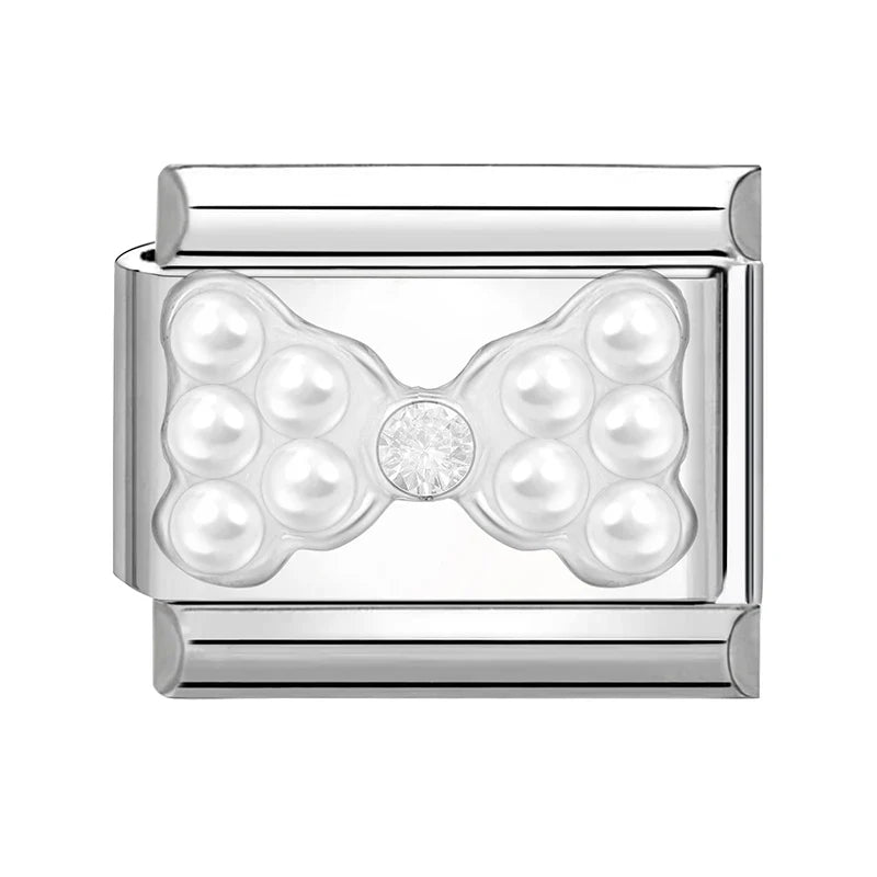 Zircon Stars Shell Butterfly Italian Charm Links – 39 Colors Italian Charm Links Qme Style 3