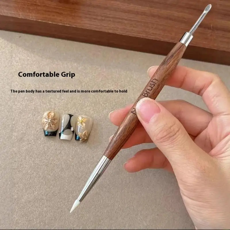 Double-Headed Nail Art Brush Pen – Carving & Painting Tool Nail Art Brush Pen Qst