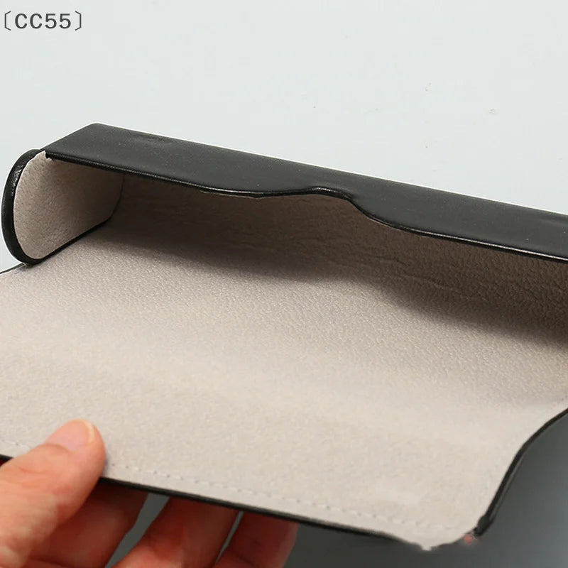 PU Leather Glasses Case – Portable Eyewear Storage Box Glasses Case Qst
