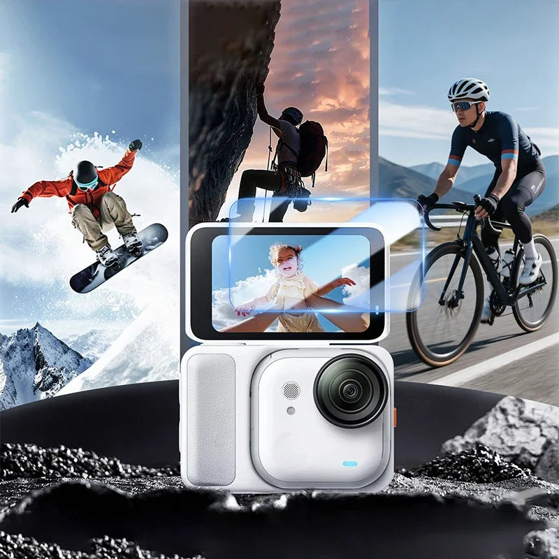 Insta360 GO Ultra Tempered Glass Screen Protector HD Films Camera Screen Protector Qme
