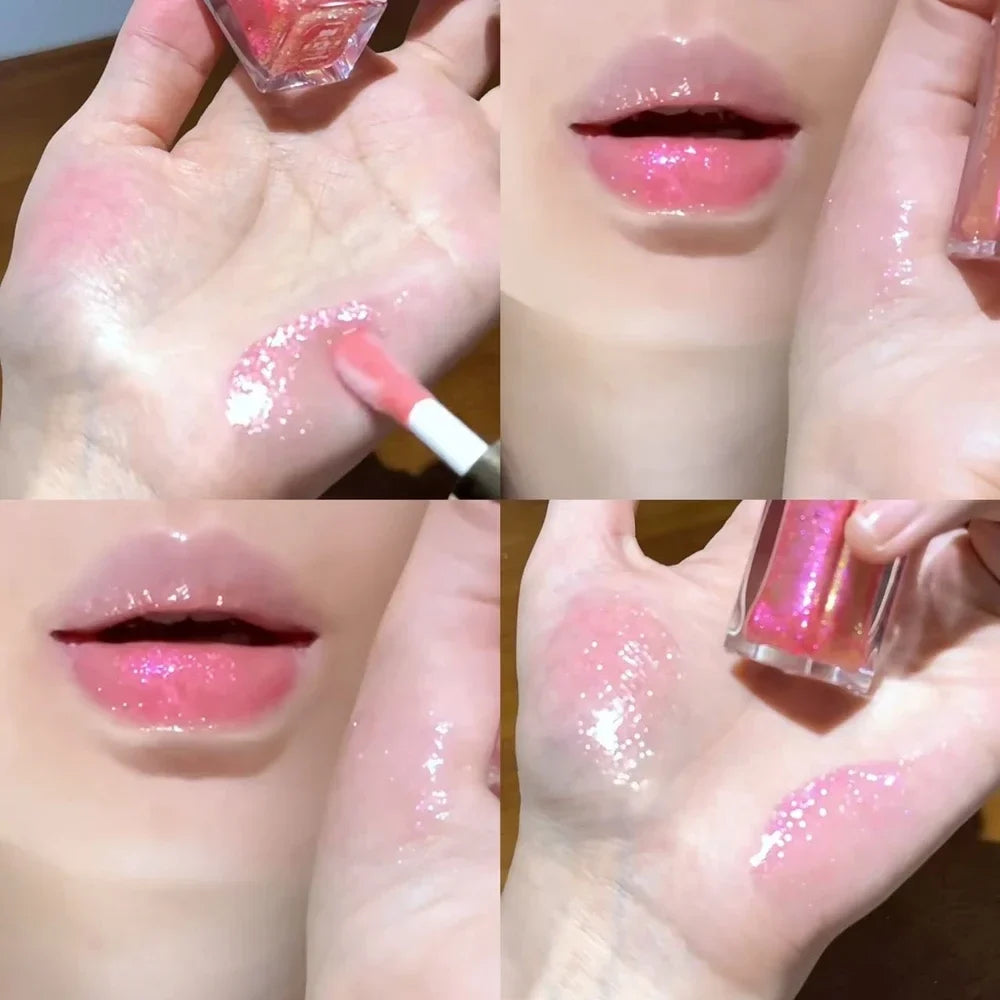 Multichrome Diamond Shimmer Lip Gloss – Glitter Metallic Shimmer Lip Gloss Qme 03
