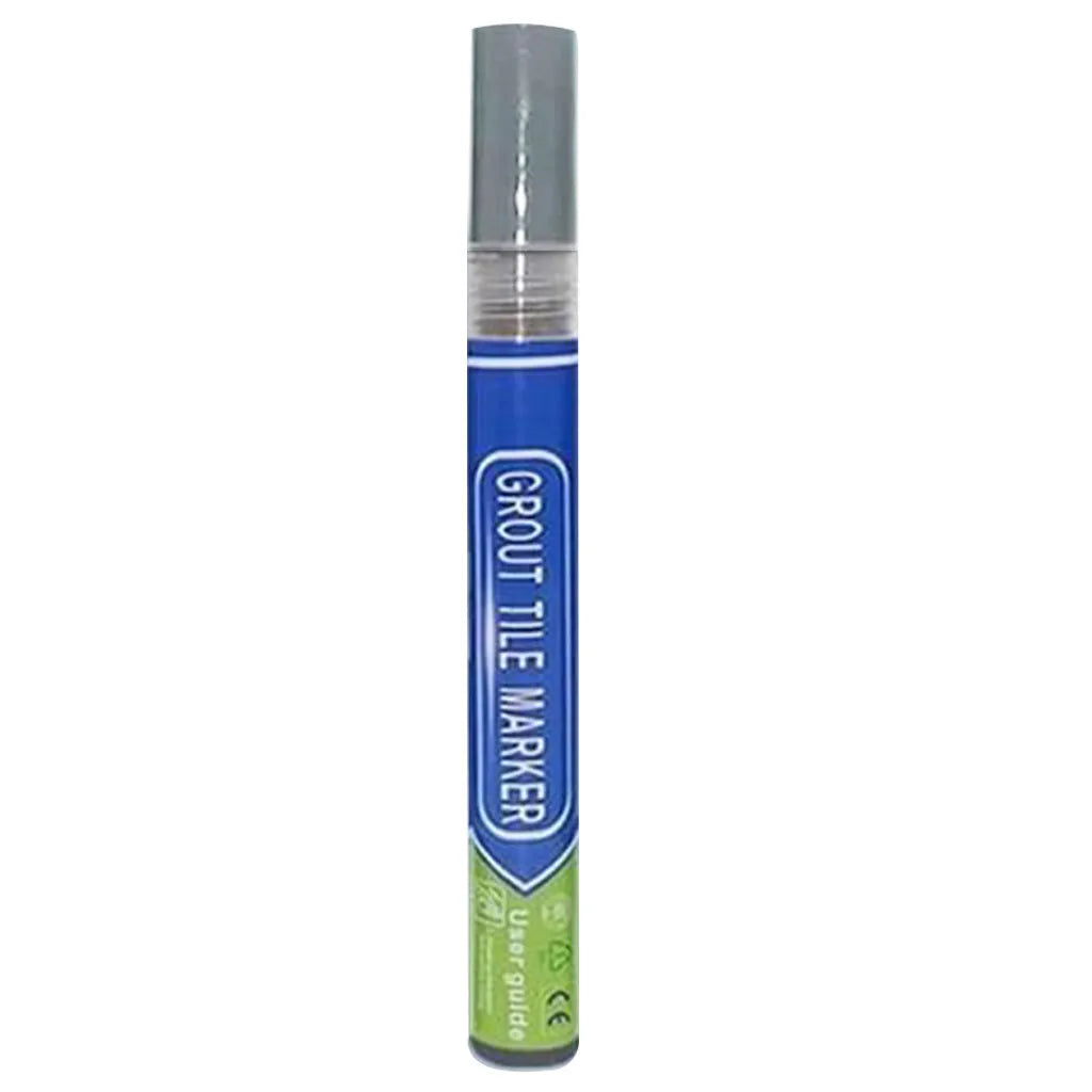Waterproof Tile Grout Pen | Wall & Floor Seam Marker Grout Repair Pen Qme Light gray