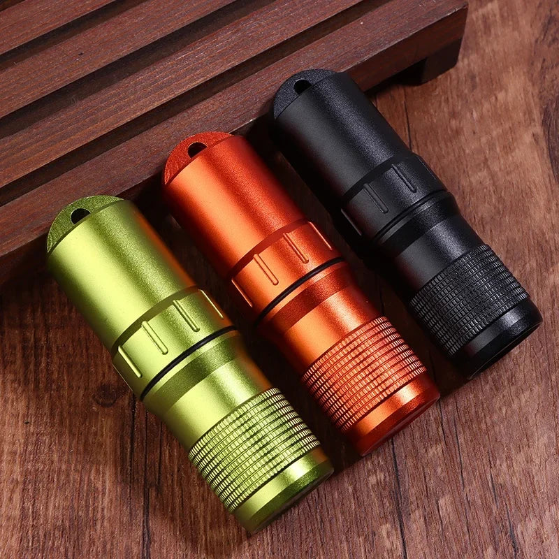 Waterproof Aluminum Pill Case – Airtight EDC Capsule Container EDC Capsule Case Qme