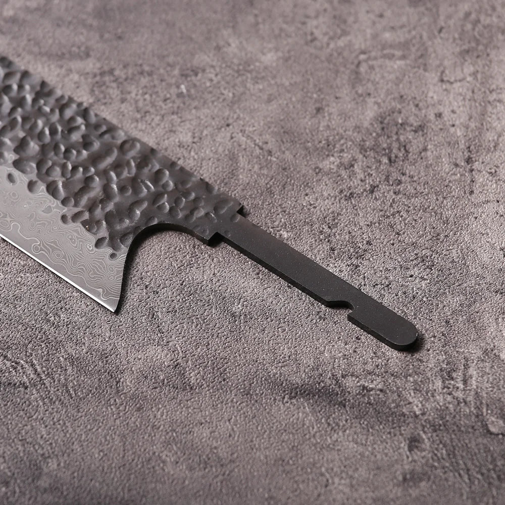 DASHWAY 8" Damascus Steel Kiritsuke Chef Knife Blank Blade DIY Chef Knife Blade Qst