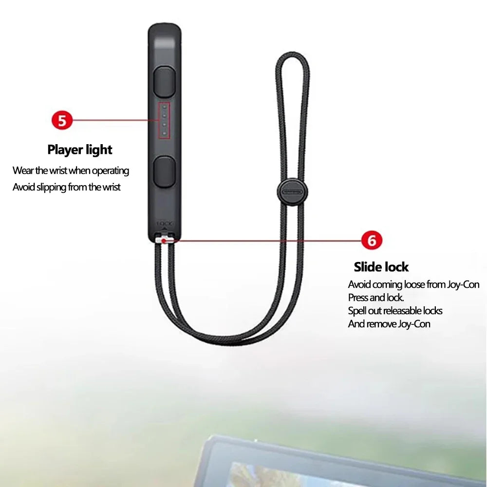 GAMINJA Nintendo Switch OLED Joy-Con Wrist Strap Hand Rope Gaming Controller Strap Qme