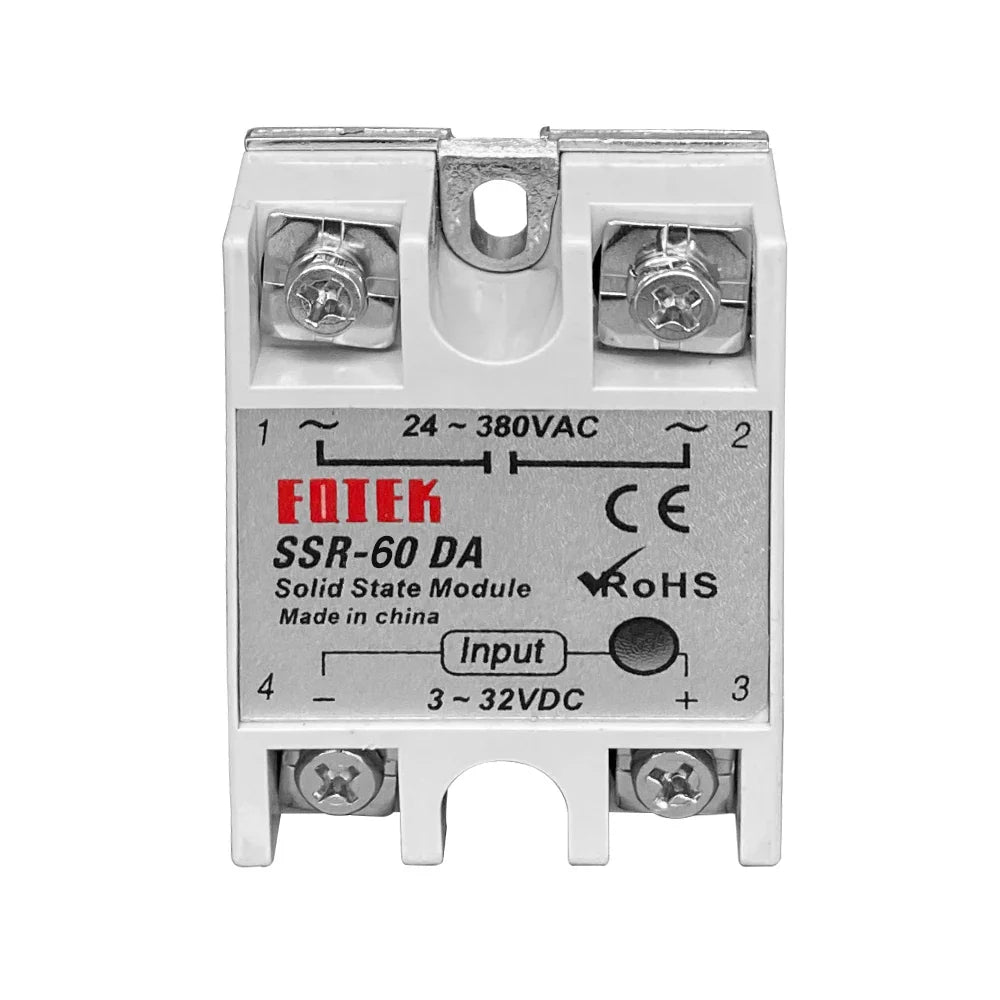 SSR-40DA Solid State Relay 40A 250V 3-32VDC | 10-Pack Solid State Relay Qme