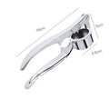 Rust-Proof Garlic Press & Mincer | Ergonomic Alloy Squeezer Garlic Press Qme B