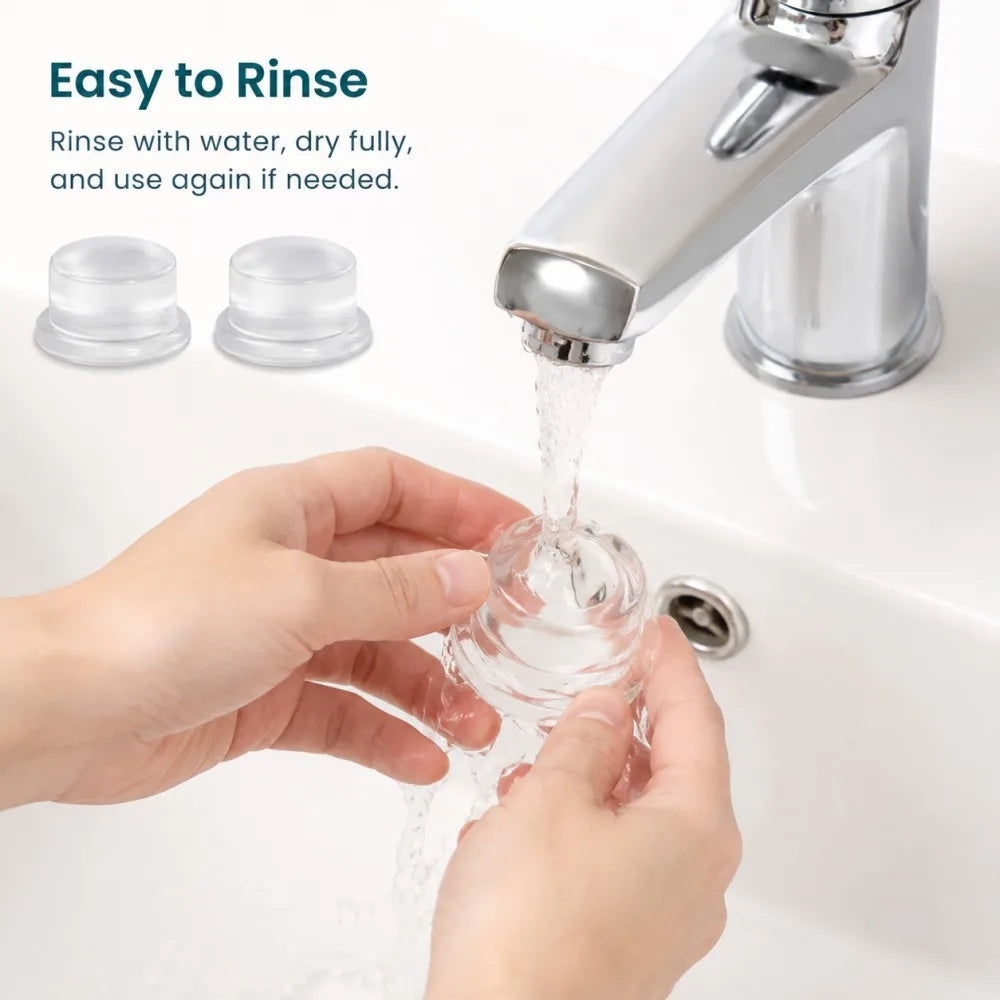 Clear Silicone Door Stopper Wall Guard – Anti-Collision Bumper Door Stopper Guard Qme