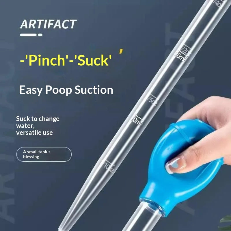 Fish Tank Vacuum Cleaner & Aquarium Water Changer Tool Aquarium Vacuum Cleaner Qme