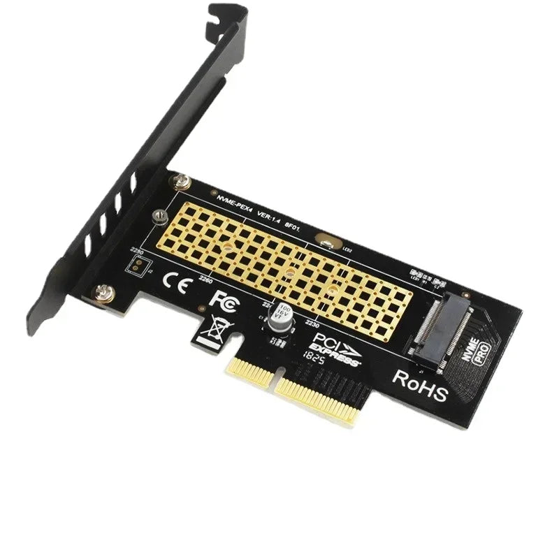 SK4 M.2 NVMe SSD to PCIe X4 Interface Card with Heatsink PCIe SSD Adapter Card Qme Default Title