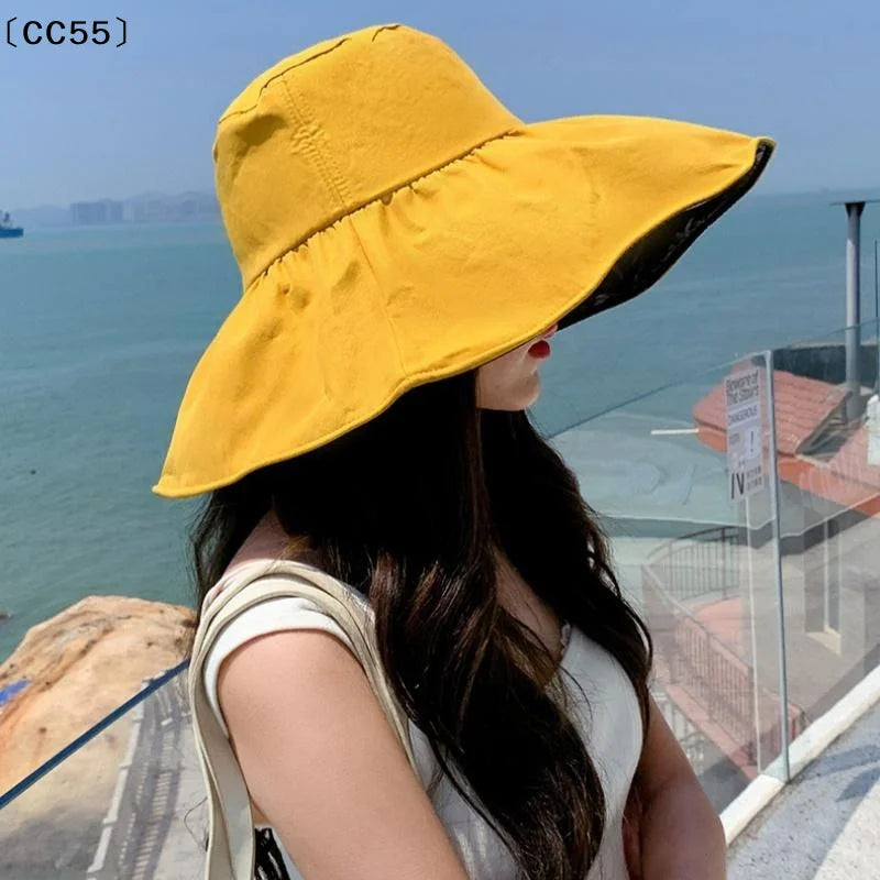Women's Wide Brim Sun Hat – Breathable Fisherman Cap Wide Brim Sun Hat Qst