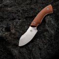 HUANGFU Fixed Blade Steel Knife – Camping, Hiking & Garden Fixed Blade Knife Qst BK008A