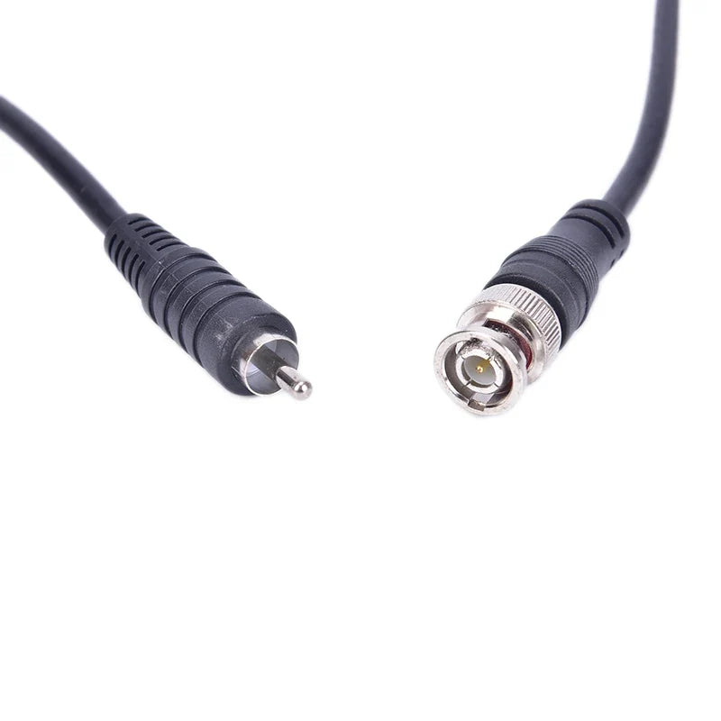1.8m BNC Male to RCA Coax Cable Adapter for CCTV DVR Camera Coaxial Cable Adapter Qme