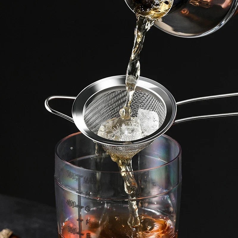 Fine Mesh Stainless Steel Conical Cocktail Strainer Cocktail Bar Strainer Qme