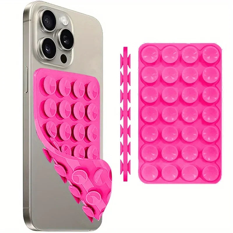 Silicone Suction Cup Phone Mount – Hands-Free Grip Holder Phone Mount Holder Qme