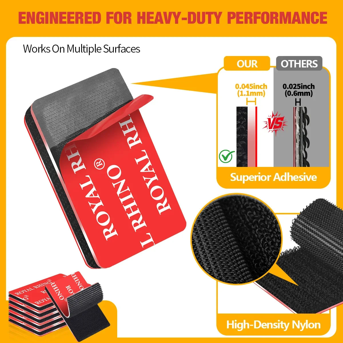 Self-Adhesive Hook & Loop Pads | DIY Floor Fasteners – 15 Colors Hook & Loop Fastener Pads Qme
