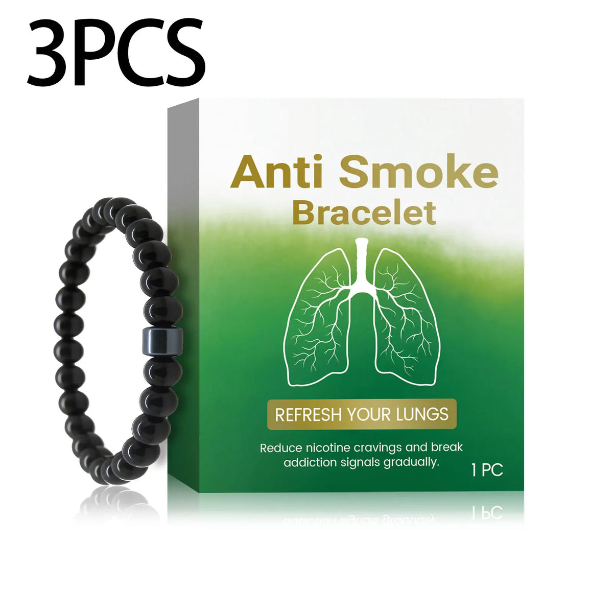 Magnetic Quit Smoking Arm Band – Smoking Cessation Aid Smoking Cessation Band Qst 1PC Boxed X 3