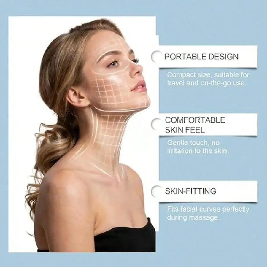 Dual-Head Ice Roller Facial Rejuvenation Device | 2 Colors Facial Ice Roller Qme