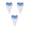 3-Pack Washing Machine Lint & Pet Hair Catcher Filter Bags Laundry Filter Bag Qst Blue