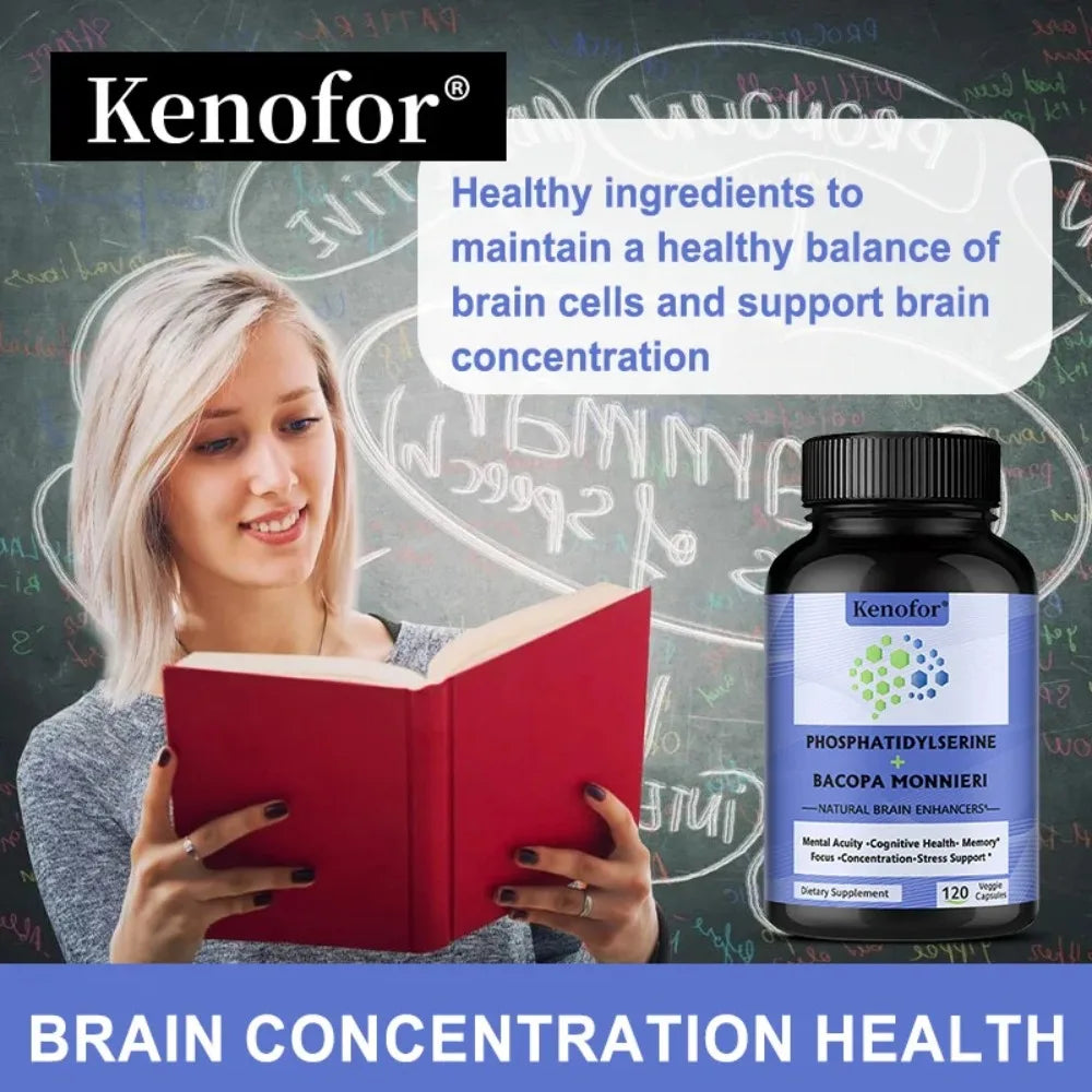Phosphatidylserine Capsules – Brain Focus & Memory Support Brain Health Supplement Qst