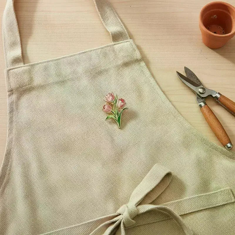 Botanical Enamel Flower Lapel Pins – Assorted Plant Brooches Enamel Lapel Pin Qme