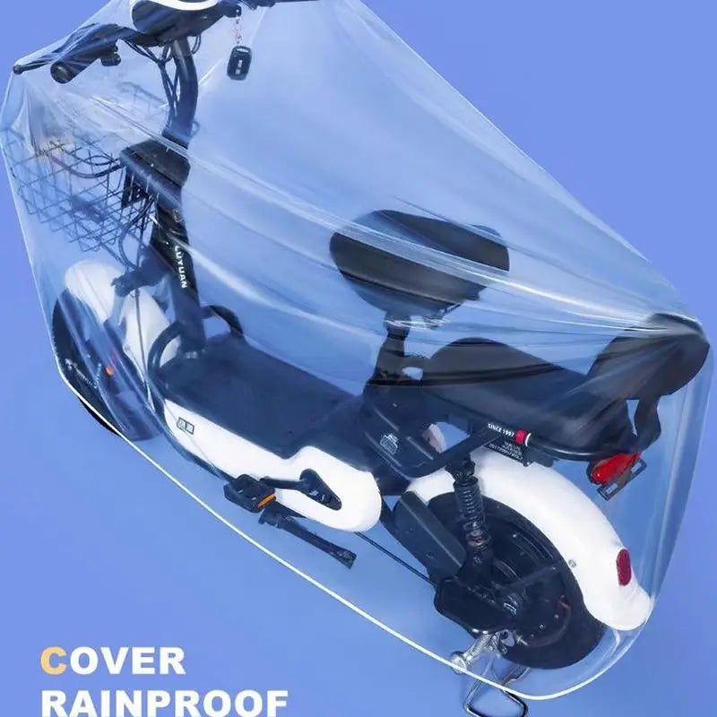 Waterproof Motorcycle Bicycle Scooter Rain & Dust Cover Vehicle Protective Cover Qme