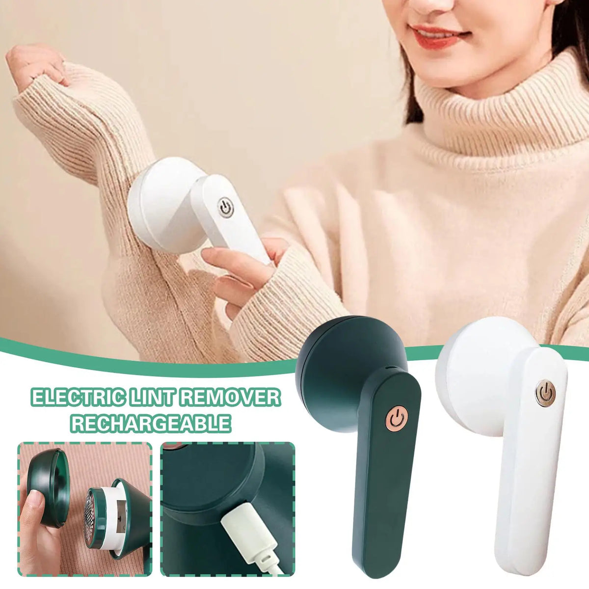 Rechargeable Electric Lint Remover & Fabric Shaver Electric Fabric Shaver Qme