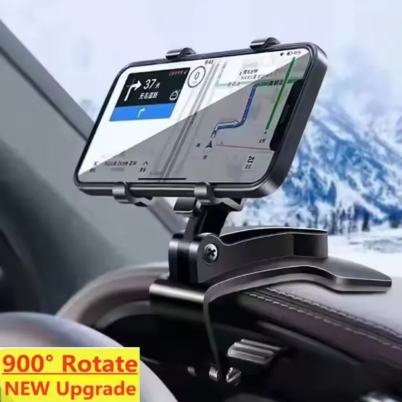 Universal Car Dashboard Phone Mount – Easy Clip Holder Stand Car Phone Mount Qme