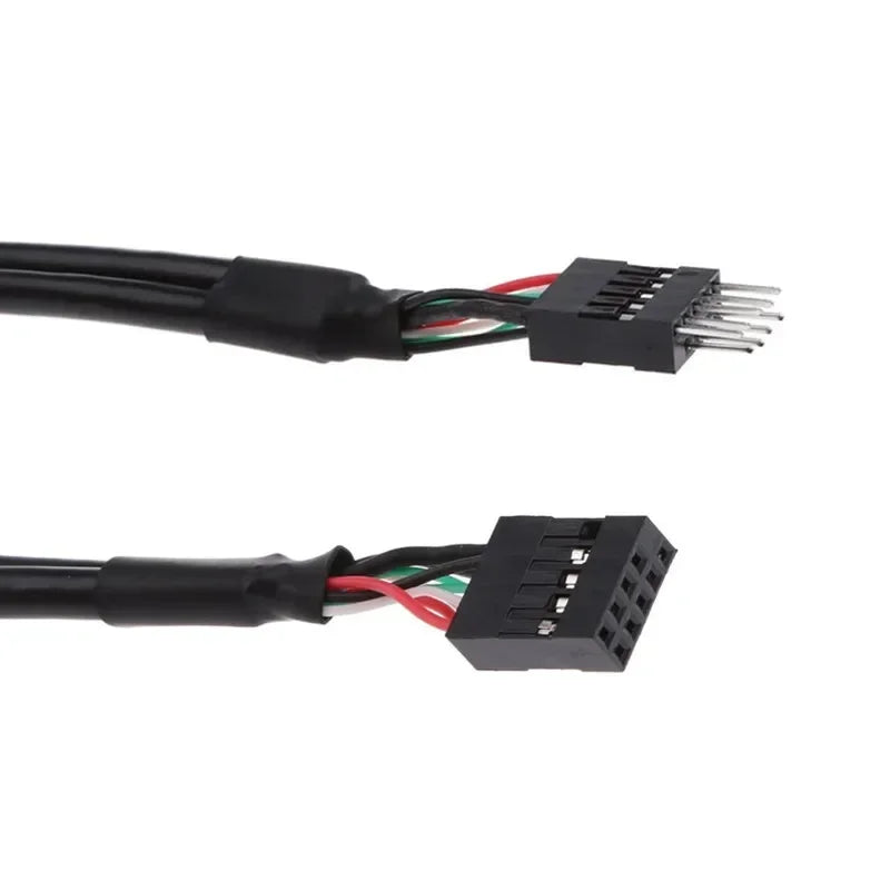 9-Pin Dupont USB Front Panel Extension Cable 515mm USB Extension Cable Qme