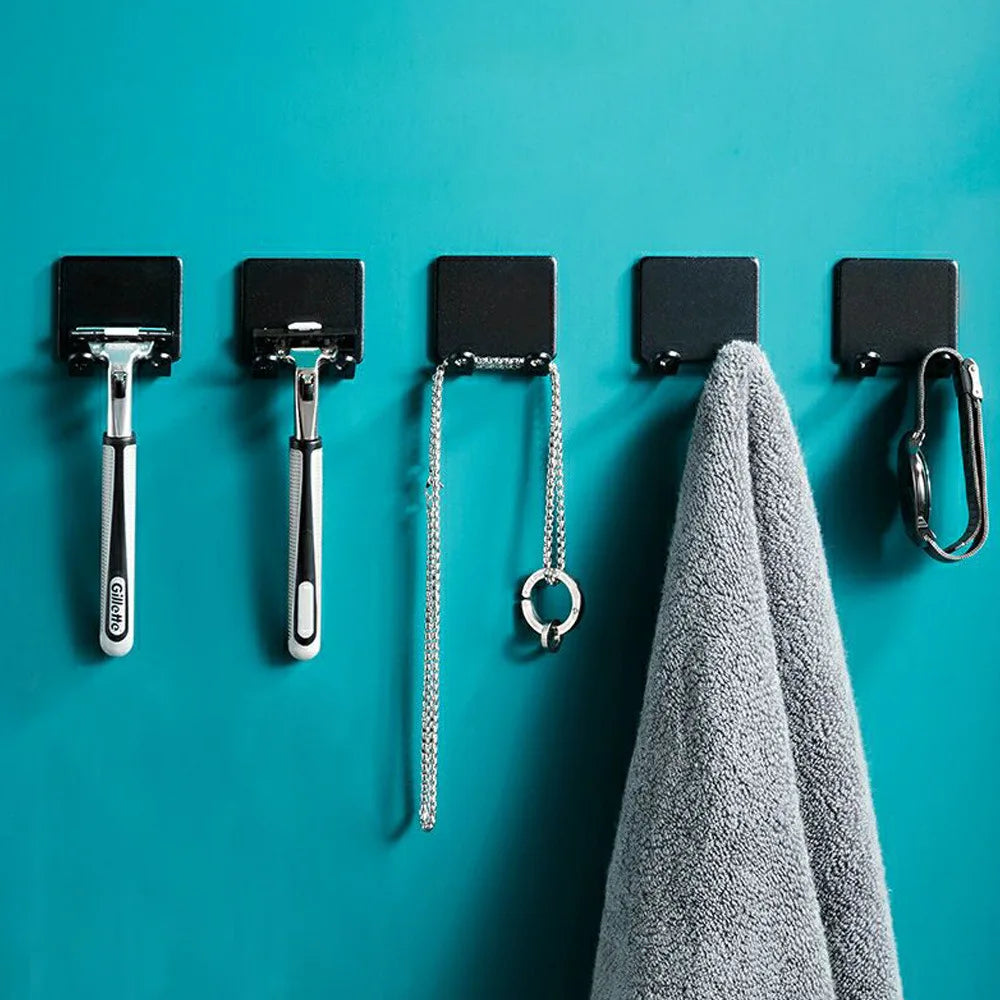 Adhesive Wall Hooks Space Aluminium Coat Rack – 20 Colors Adhesive Wall Hook Qme