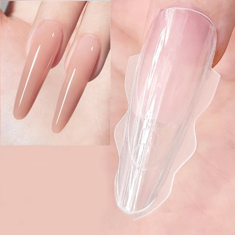 Sandwich Dual Nail Forms 15 Sizes – Coffin & Almond Extensions Nail Extension Forms Qme
