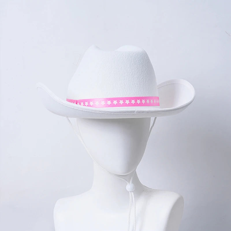 White Western Cowboy Hat – Costume, Cosplay & Party Prop Costume Cowboy Hat Qst A