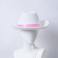 White Western Cowboy Hat – Costume, Cosplay & Party Prop Costume Cowboy Hat Qst A