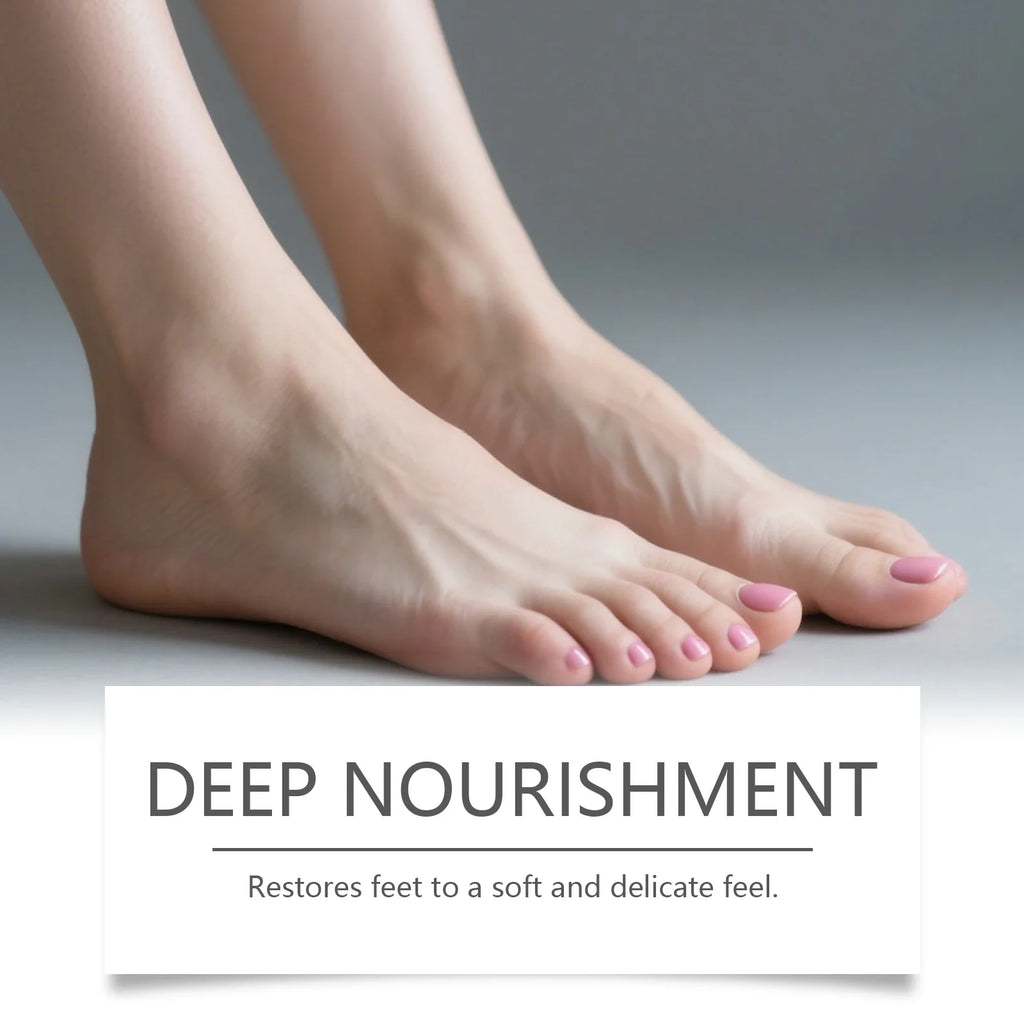 Shea Butter Moisturizing Foot Mask – Gentle Exfoliation & Hydration Exfoliating Foot Mask Qme