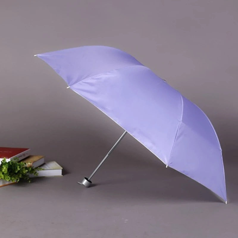Windproof Compact Travel Umbrella – Auto Open/Close Folding Travel Umbrella Qst