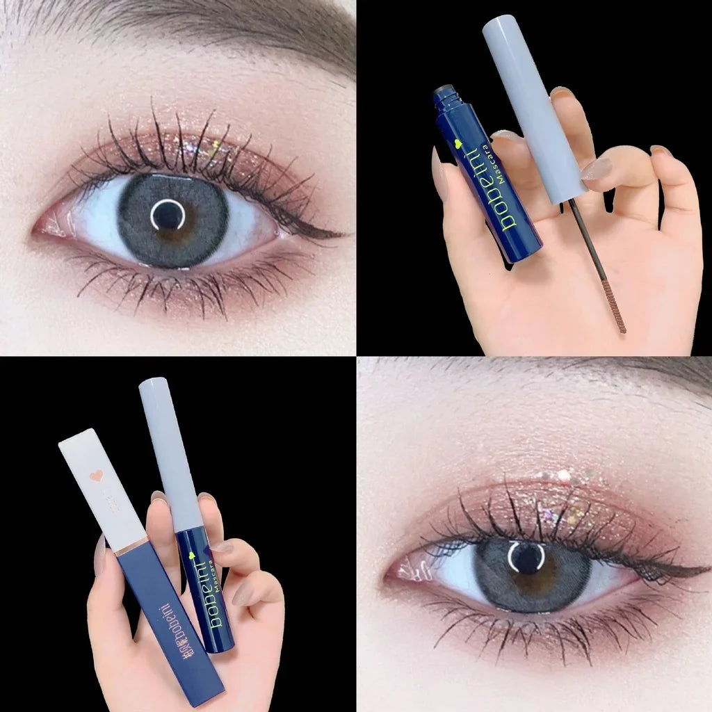 Qme Waterproof Smudge-Proof Mascara | Smooth Brush Head Waterproof Mascara Qme e2-1300