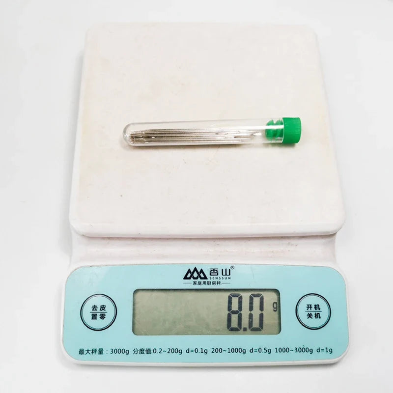 25-Piece Large Eye Stitching Needles – Steel Yarn & Leather Sewing Needle Set Qme