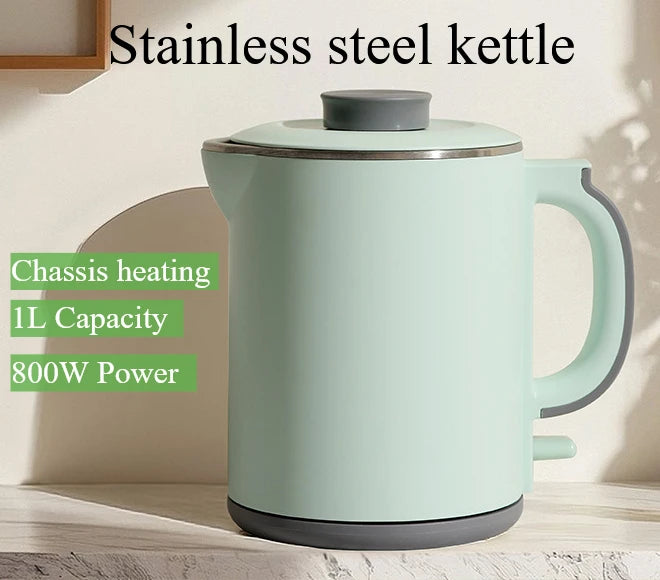 HAOYUNMA 1L 800W Stainless Steel Electric Kettle – Auto-Off Electric Kettle Qst