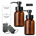 Wall Mount Foaming Soap Dispenser with Dish Bottle & Hanger Soap Dispenser Qme 250ml set